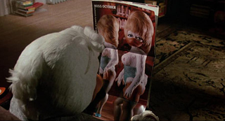 Also controversial, Playduck, part of a very unsettling thread of duck sexuality running through what we think was maybe supposed to be a kids’ movie. (Screenshot: Howard The Duck)